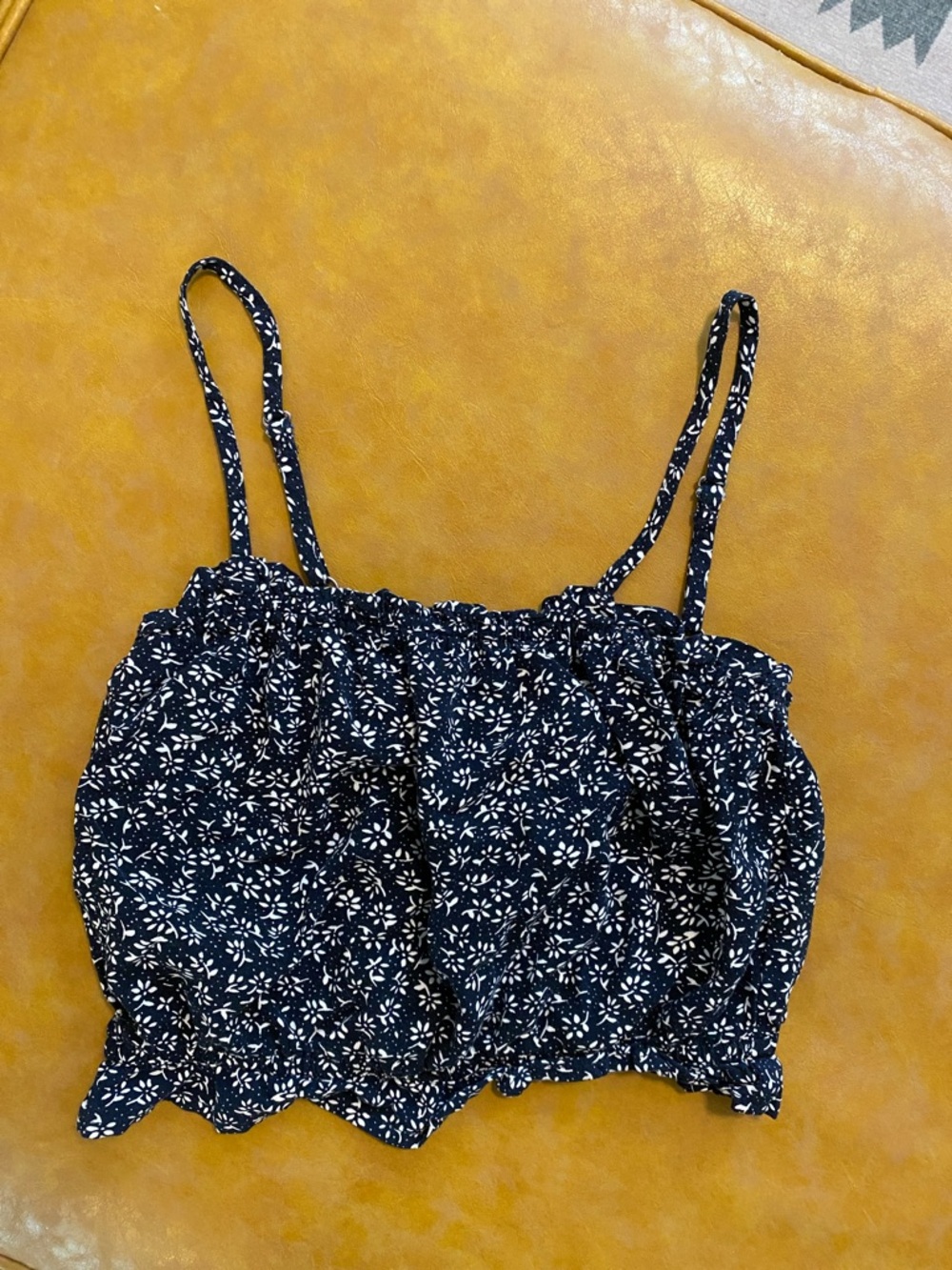 Hollister Navy Cropped Tank